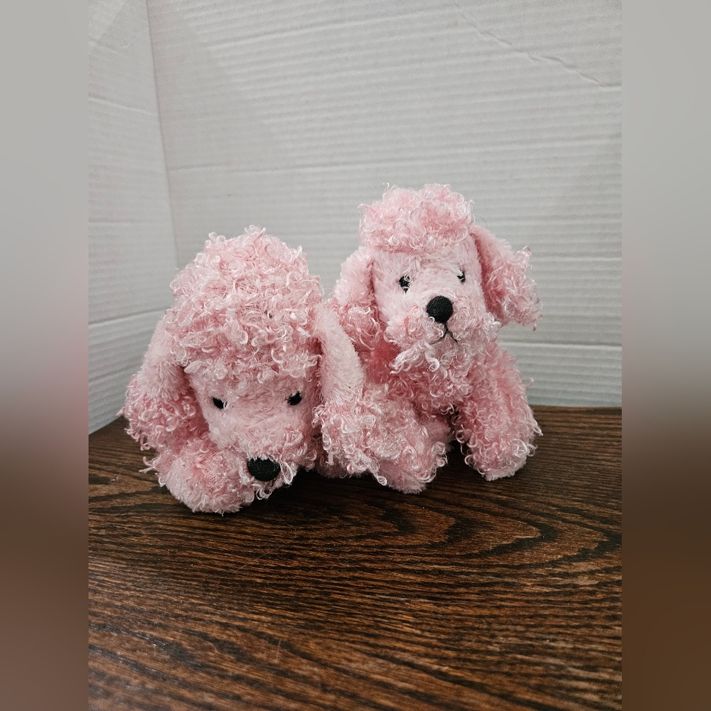 Webkins Pink Poodles. 2 Different Sizes. GANZ (BIN18)